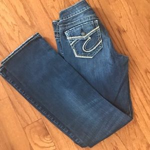 Silver Jean Suki Mid-Rise Slim Bootcut Jeans